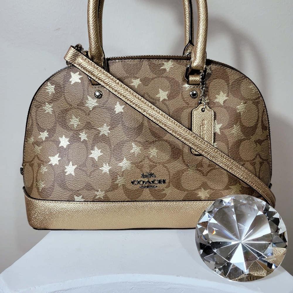 Auth. Rare COACH poppy star handbag/cross body